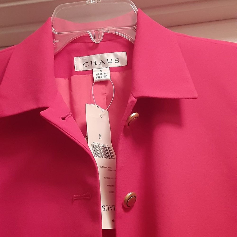 Chaus Short Sleeve Blazer Jacket